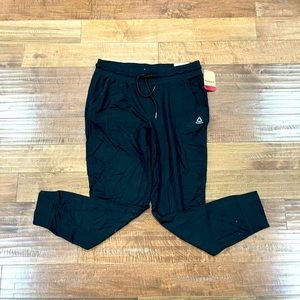 Reebok Black Jogger Pants, size M with tags